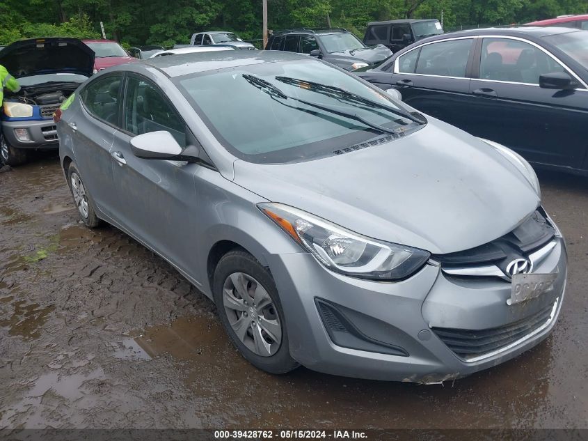 2016 HYUNDAI ELANTRA SE