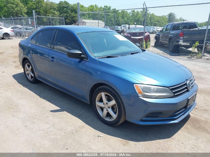 2016 VOLKSWAGEN JETTA 1.4T S