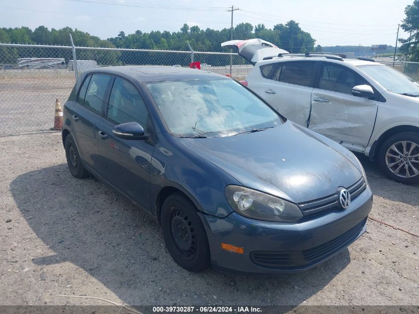 2012 VOLKSWAGEN GOLF 2.5L 4-DOOR