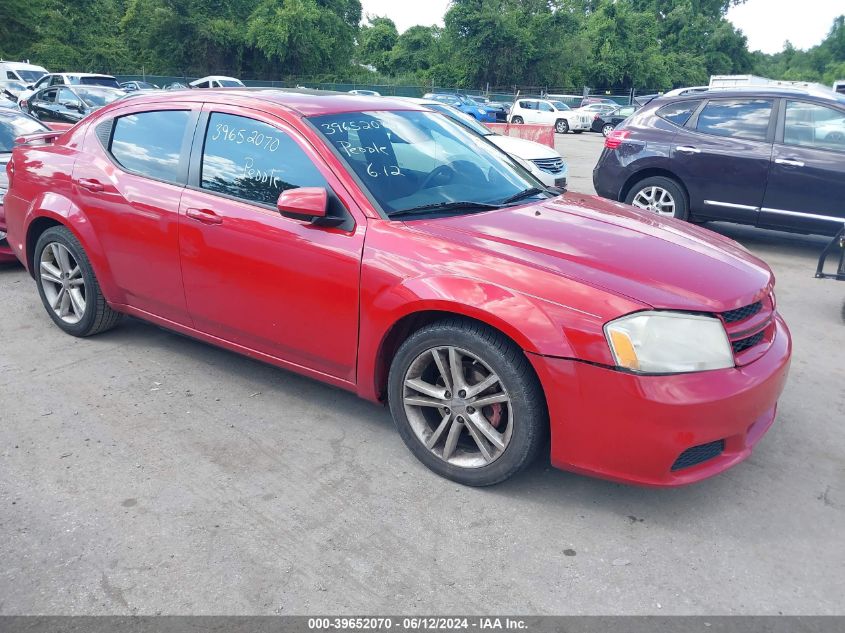 2013 DODGE AVENGER SXT