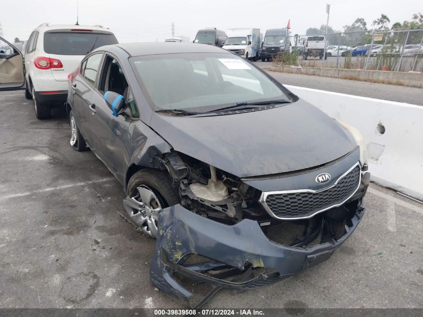 2016 KIA FORTE LX