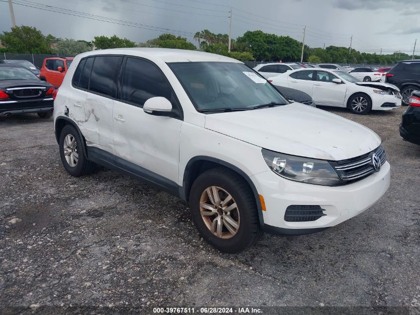 2013 VOLKSWAGEN TIGUAN S