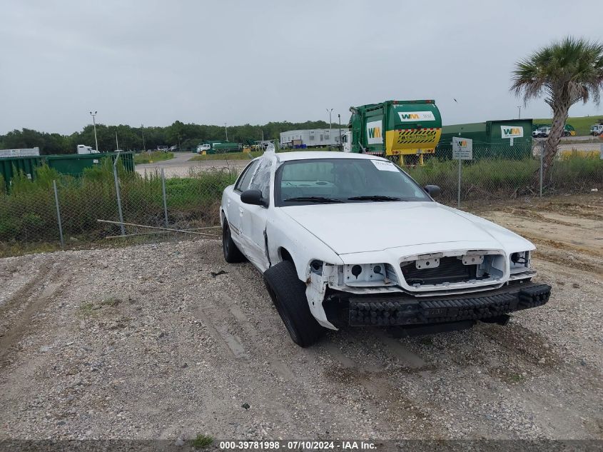 2011 FORD CROWN VICTORIA POLICE INTERCEPTOR