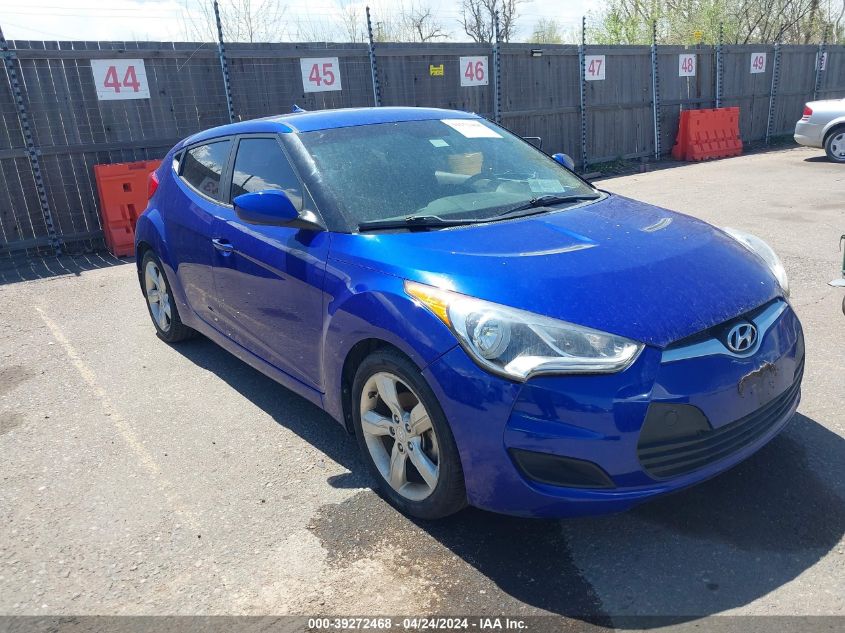 2013 HYUNDAI VELOSTER BASE W/BLACK