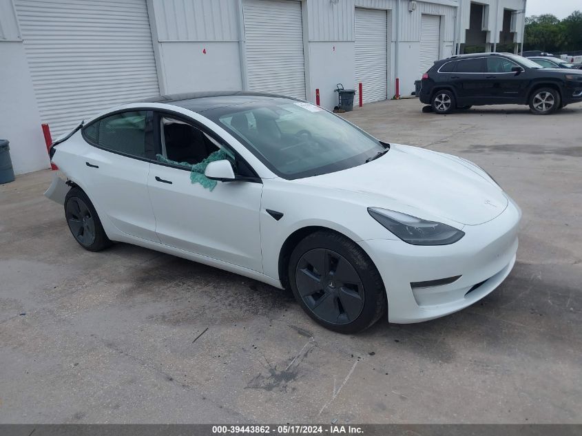 2023 TESLA MODEL 3 REAR-WHEEL DRIVE