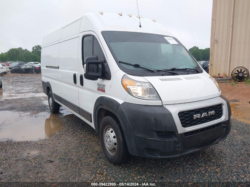 2019 RAM PROMASTER 3500 CARGO VAN HIGH ROOF 159 WB EXT