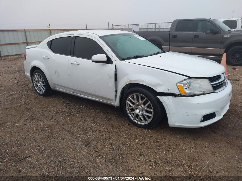 2013 DODGE AVENGER SXT