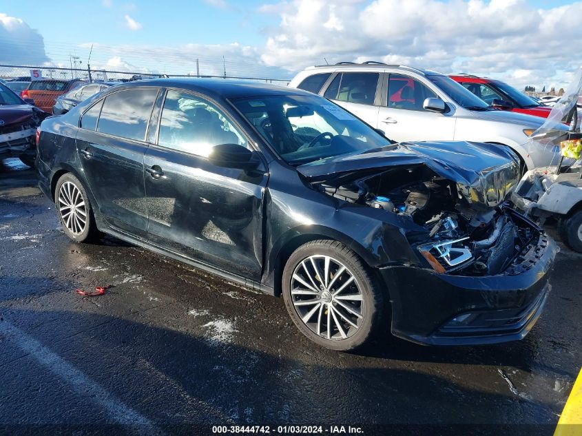 2016 VOLKSWAGEN JETTA 1.8T SPORT