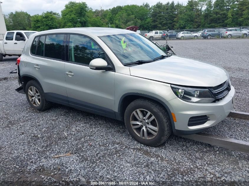 2013 VOLKSWAGEN TIGUAN S