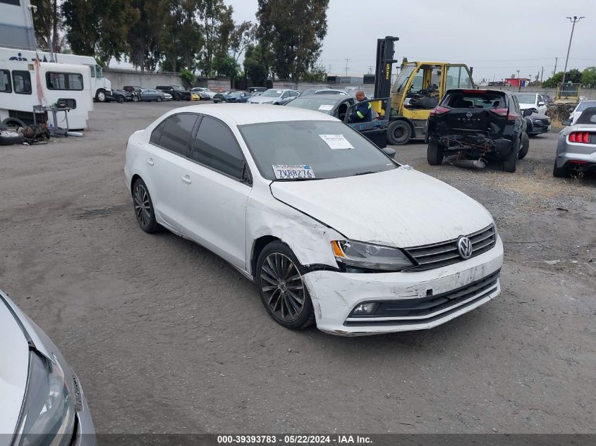 2016 VOLKSWAGEN JETTA SPORT