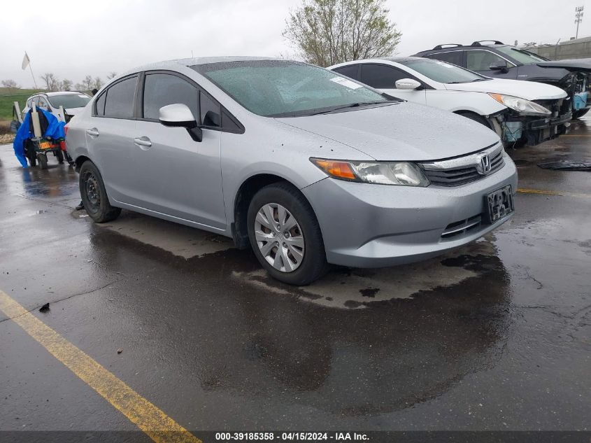 2012 HONDA CIVIC LX