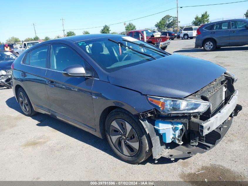 2017 HYUNDAI IONIQ HYBRID SEL