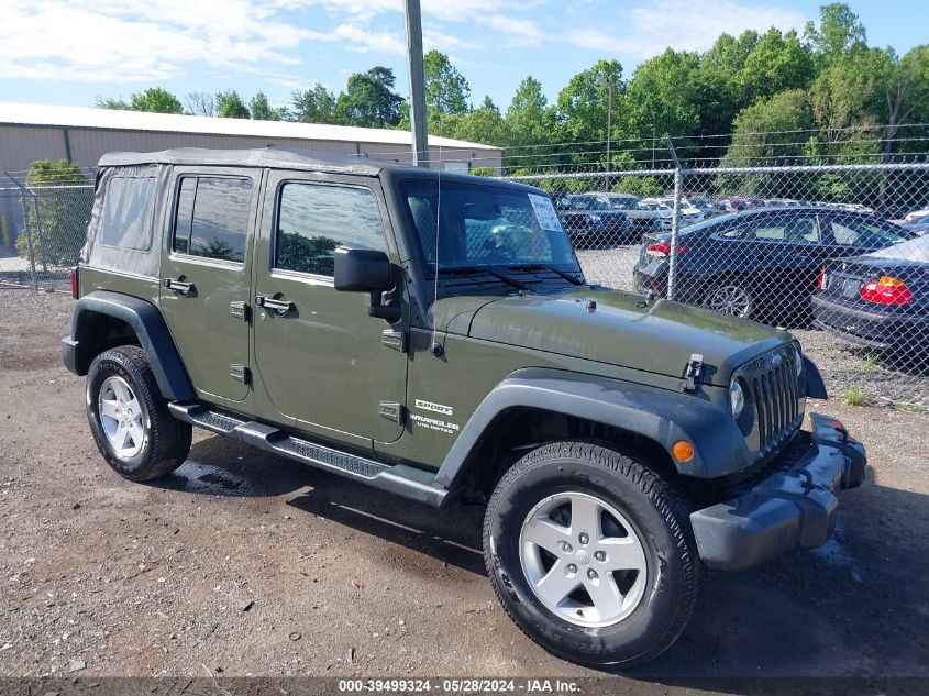 2016 JEEP WRANGLER UNLIMITED SPORT