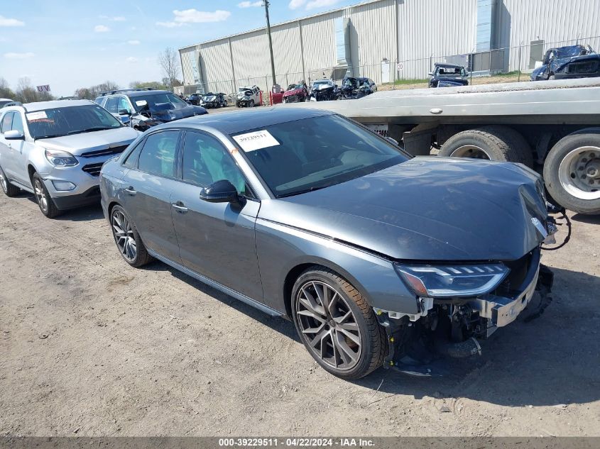 2023 AUDI S4 PREMIUM PLUS TFSI QUATTRO TIPTRONIC