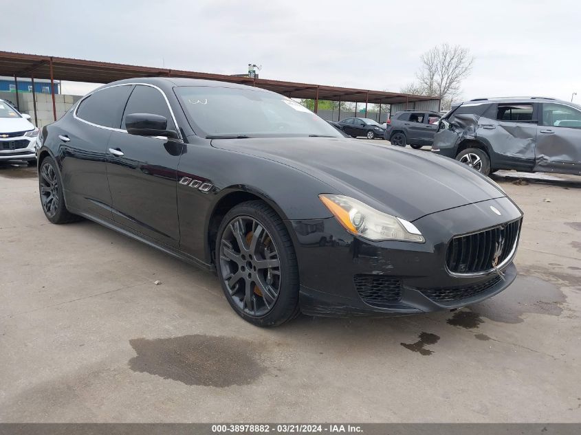 2014 MASERATI QUATTROPORTE GTS