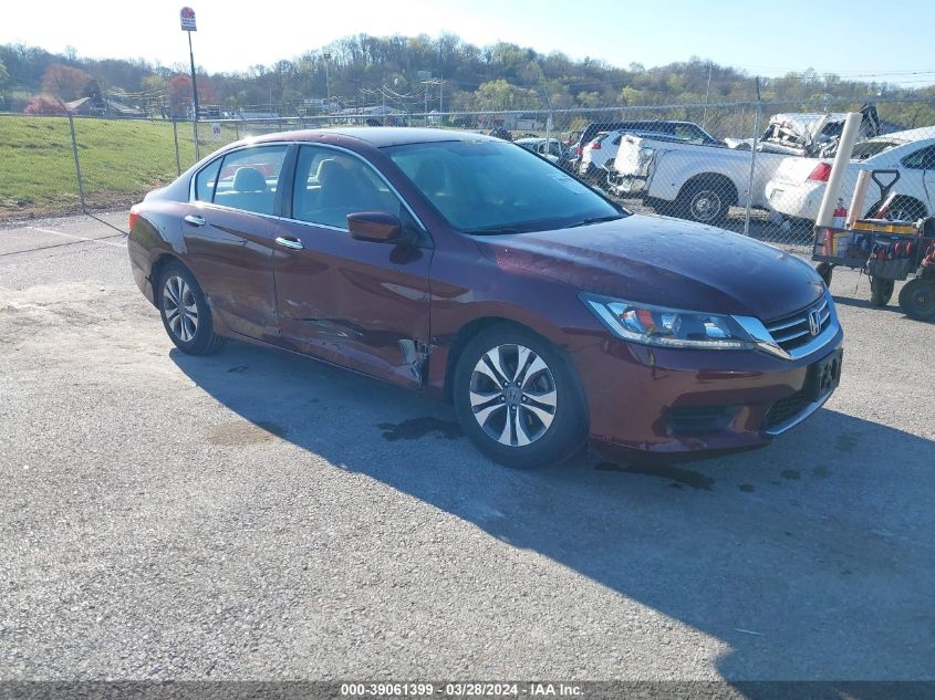 2015 HONDA ACCORD LX