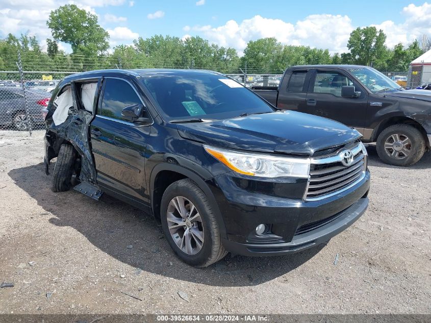 2014 TOYOTA HIGHLANDER XLE V6