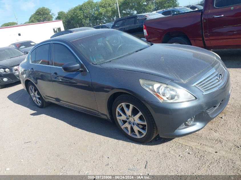 2013 INFINITI G37X