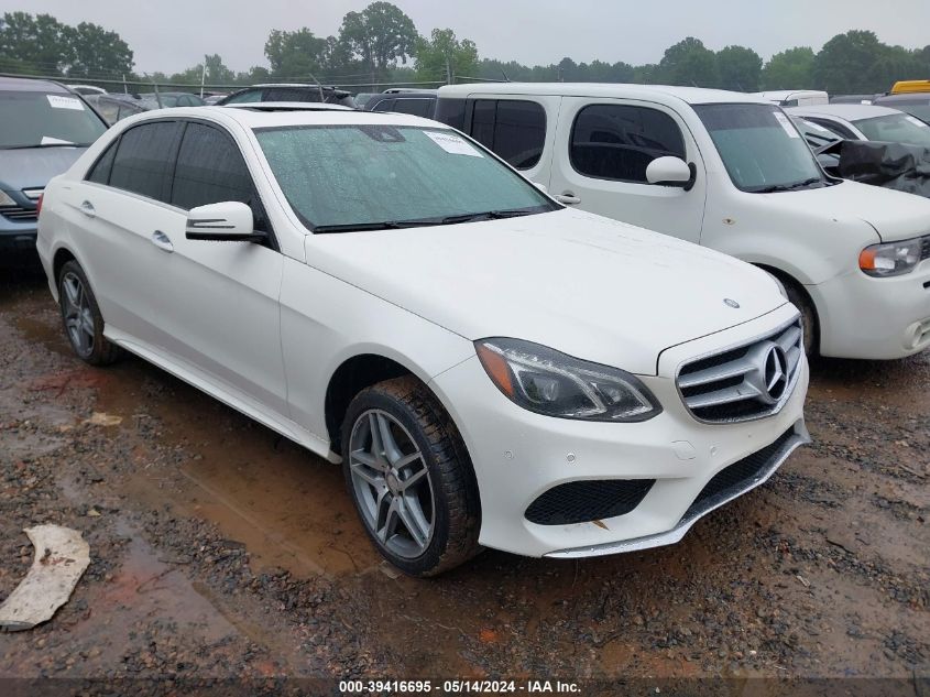 2014 MERCEDES-BENZ E 550 4MATIC