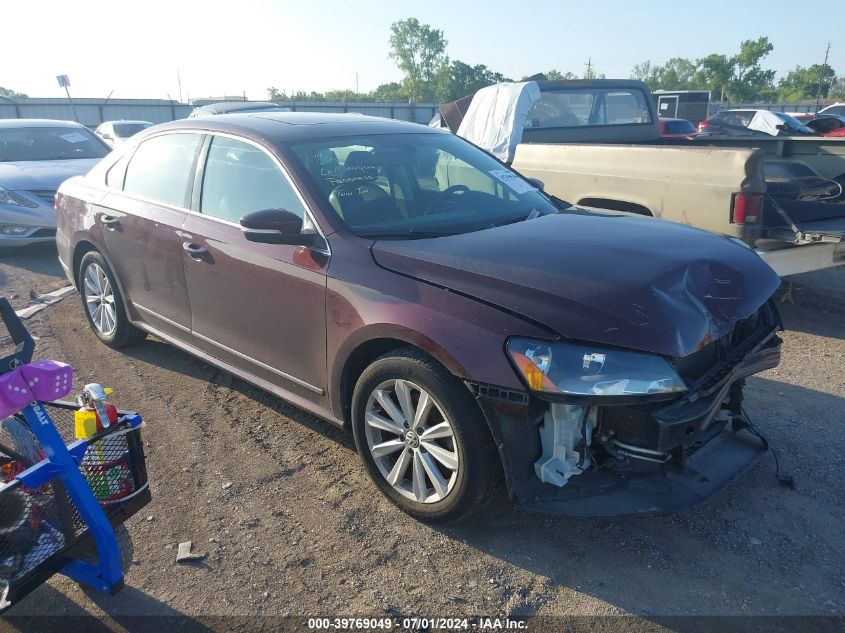 2013 VOLKSWAGEN PASSAT SEL