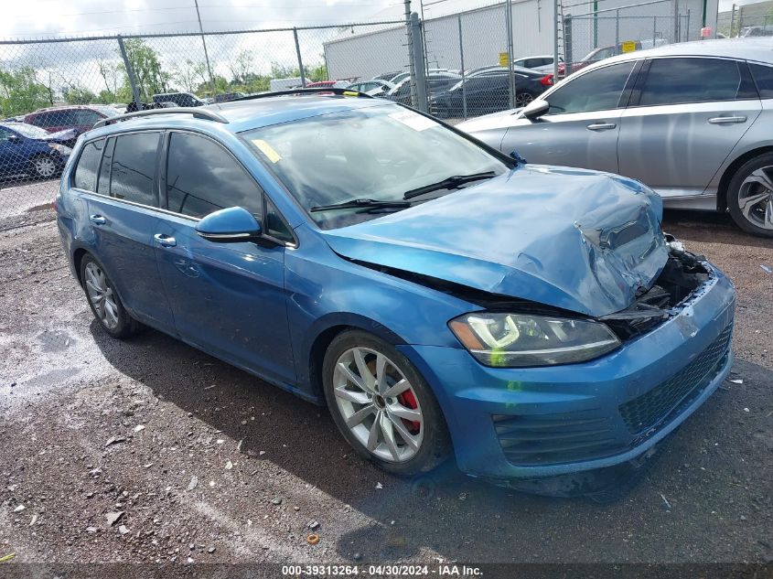 2015 VOLKSWAGEN GOLF SPORTWAGEN TDI SEL 4-DOOR