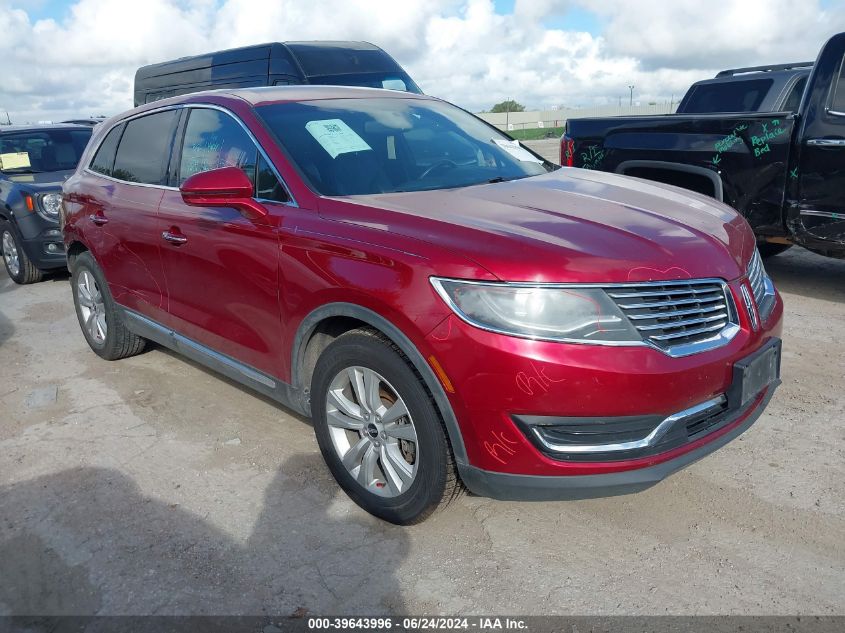 2016 LINCOLN MKX PREMIER