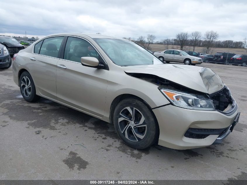 2017 HONDA ACCORD LX