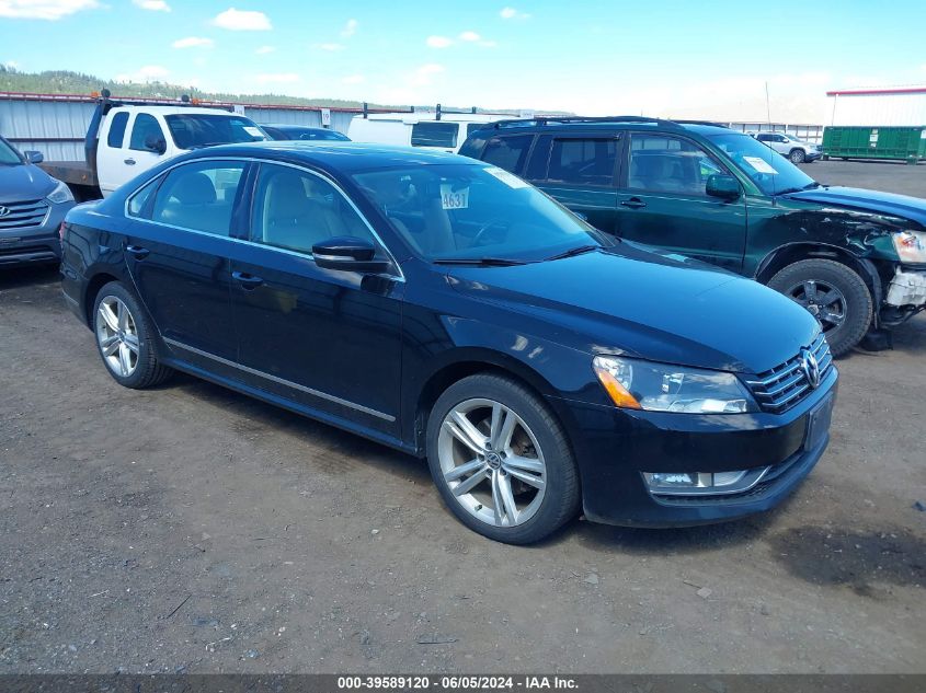 2014 VOLKSWAGEN PASSAT 2.0L TDI SE