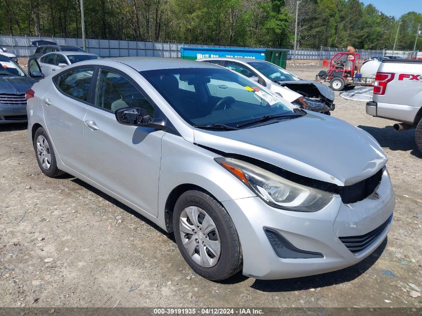 2016 HYUNDAI ELANTRA SE