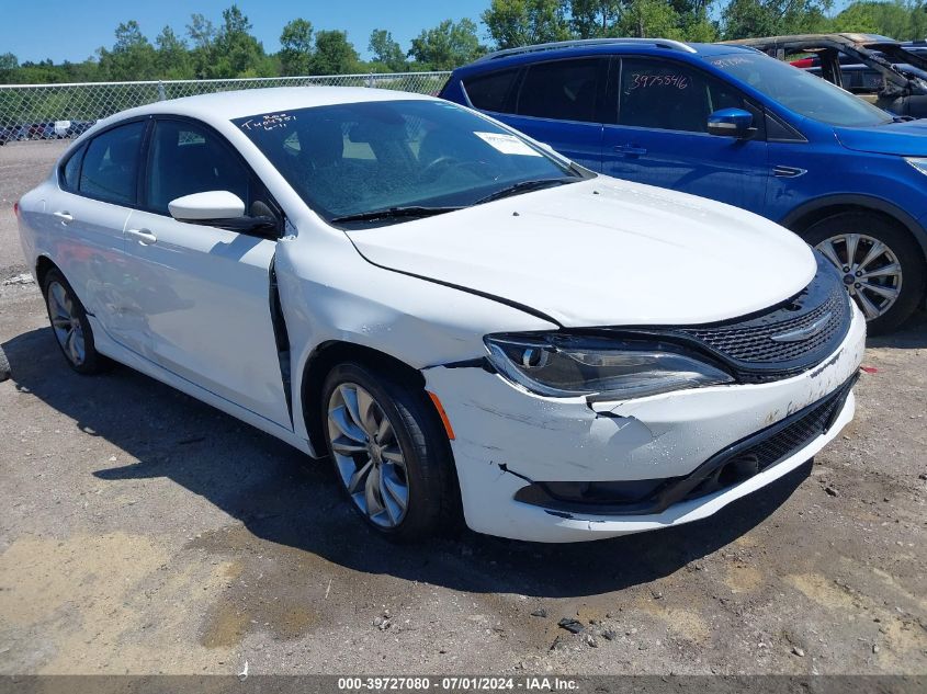 2016 CHRYSLER 200 S