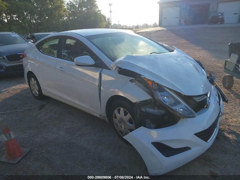 2016 HYUNDAI ELANTRA SE/SPORT/LIMITED