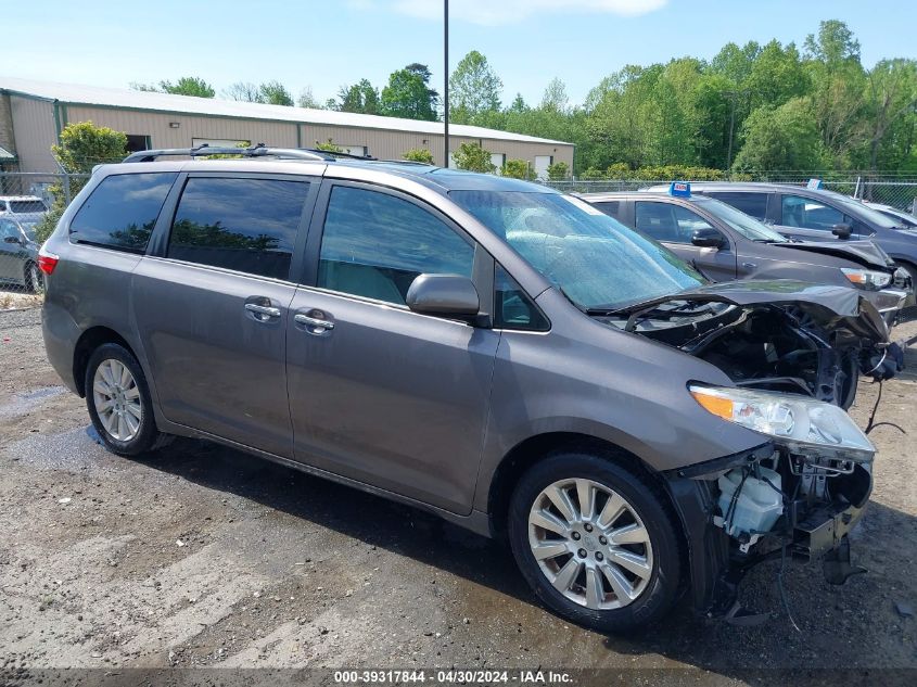 2015 TOYOTA SIENNA XLE PREMIUM 7 PASSENGER