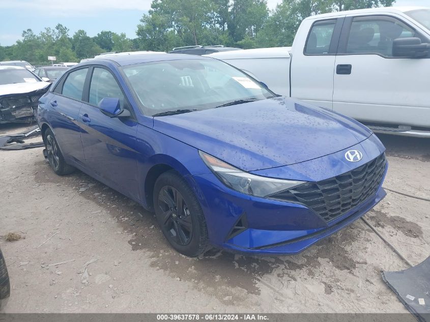 2023 HYUNDAI ELANTRA HYBRID BLUE