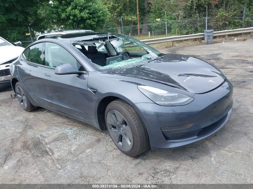 2023 TESLA MODEL 3 REAR-WHEEL DRIVE