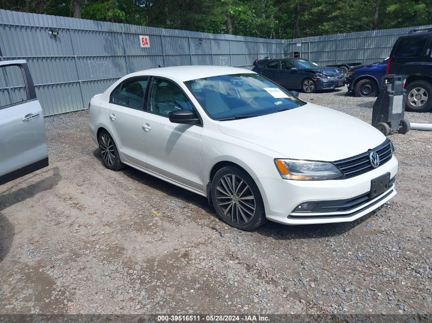 2015 VOLKSWAGEN JETTA 1.8T SPORT