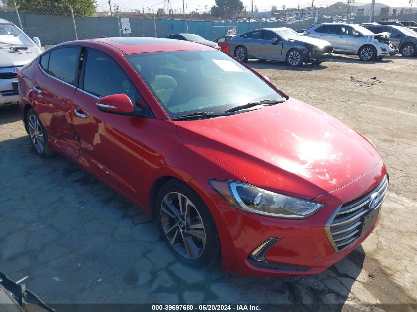 2017 HYUNDAI ELANTRA LIMITED