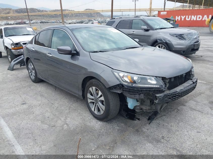 2015 HONDA ACCORD LX