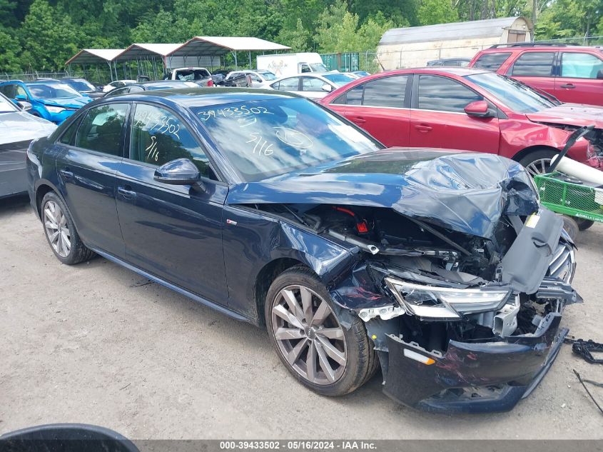 2018 AUDI A4 2.0T PREMIUM/2.0T TECH PREMIUM