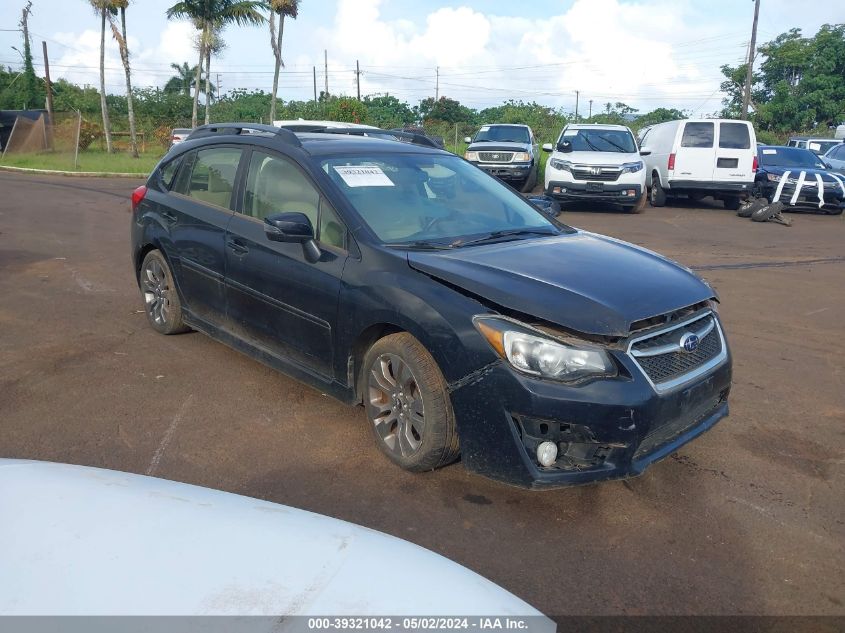 2016 SUBARU IMPREZA 2.0I SPORT PREMIUM