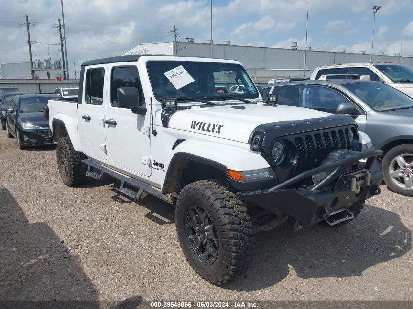 2022 JEEP GLADIATOR WILLYS 4X4