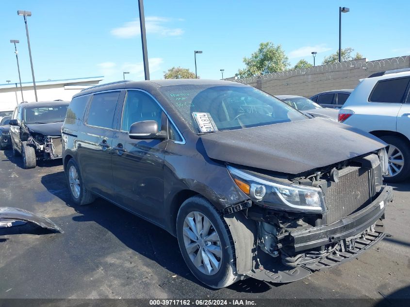 2017 KIA SEDONA EX