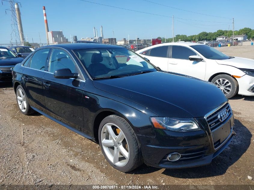 2012 AUDI A4 2.0T PREMIUM