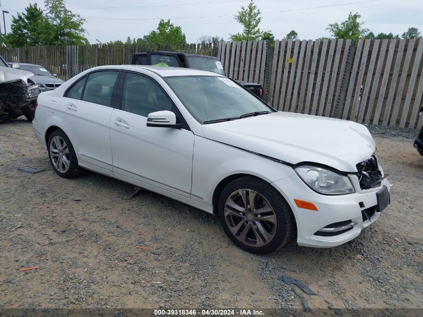 2013 MERCEDES-BENZ C 300 LUXURY 4MATIC/SPORT 4MATIC