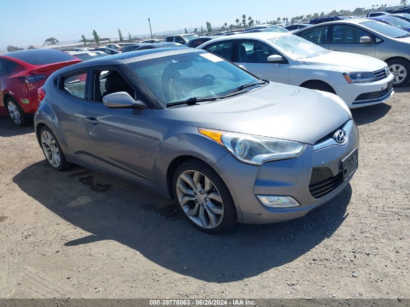 2012 HYUNDAI VELOSTER BASE W/BLACK