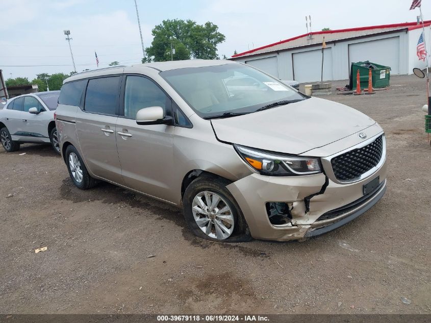 2016 KIA SEDONA LX