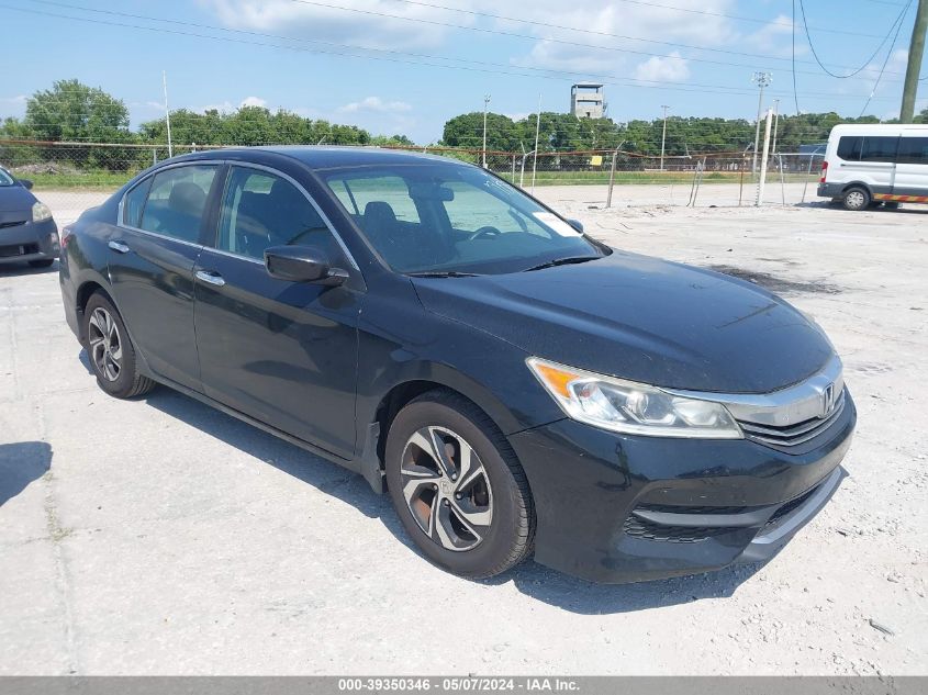 2016 HONDA ACCORD LX