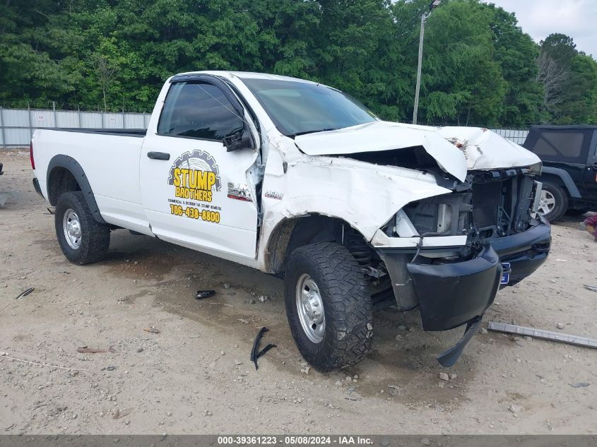 2018 RAM 2500 TRADESMAN REGULAR CAB 4X4 8' BOX