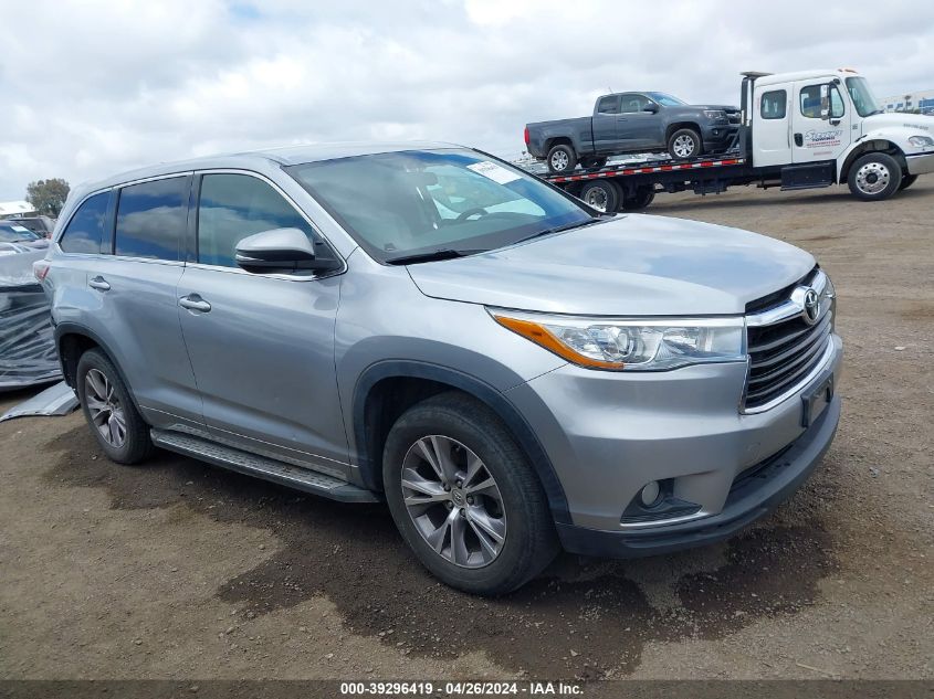 2015 TOYOTA HIGHLANDER LE PLUS V6