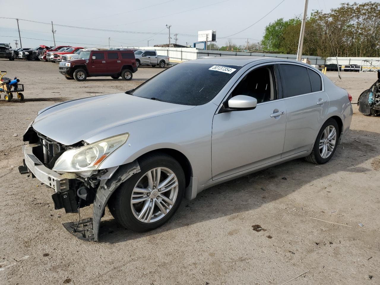 2012 INFINITI G37 BASE