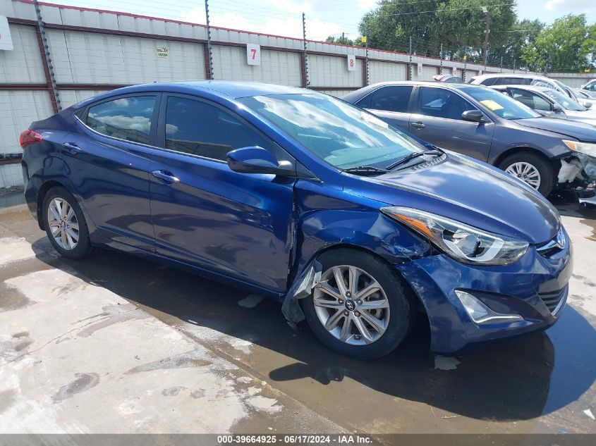 2015 HYUNDAI ELANTRA SE